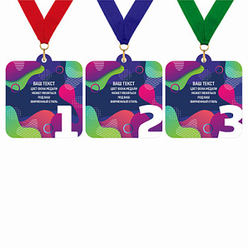 AF34_K - Комплект медалей из акрила